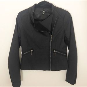 ABS Dark Grey Moto Blazer/Jacket